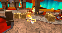 Mario Fuoco e Luigi Fuoco in Super Mario Galaxy